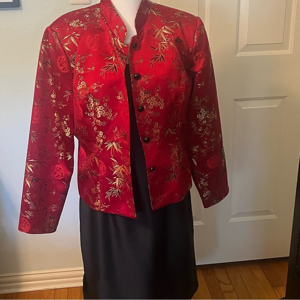 MSK Classic Black Dress and Jacket